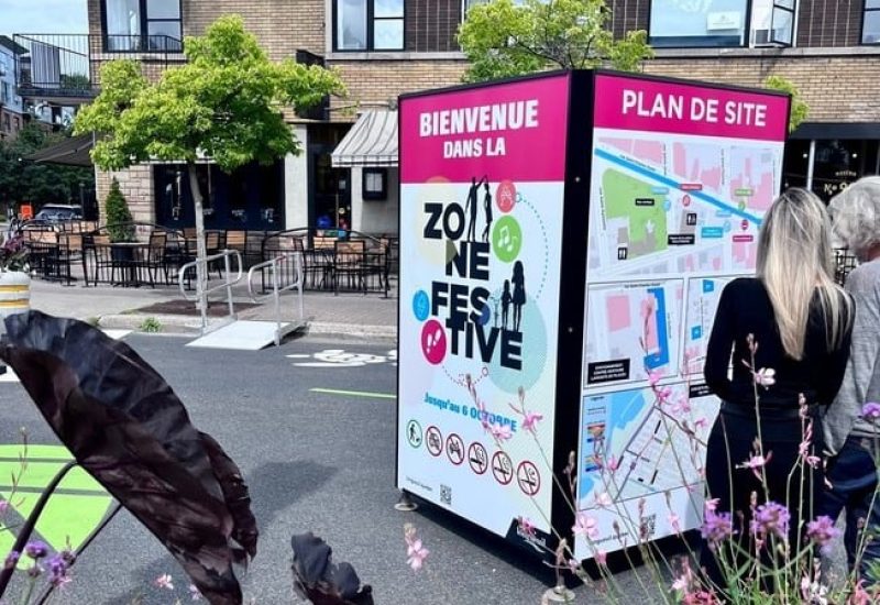 La rue piétonne Saint-Charles Ouest est de retour cet été